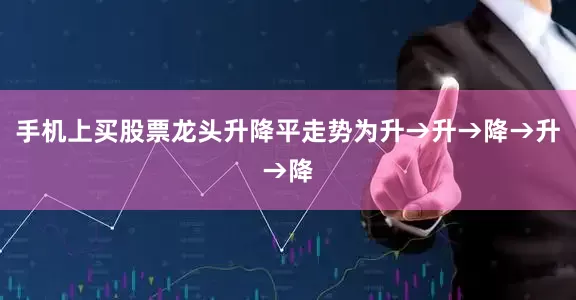 手机上买股票龙头升降平走势为升→升→降→升→降